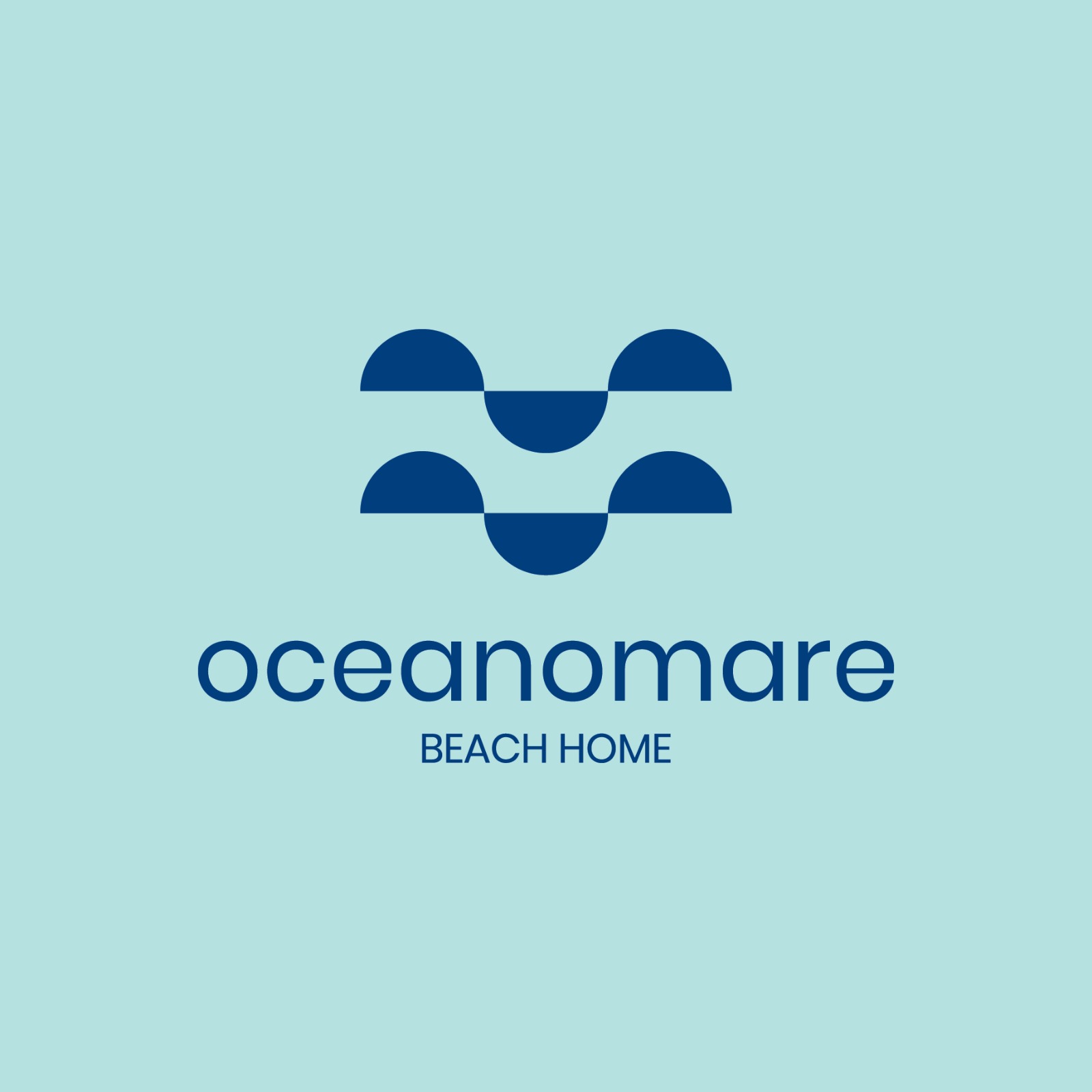 Oceanomare Beach Home Logo